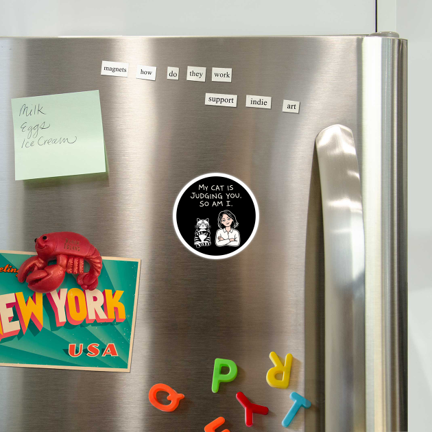 My Cat Is Judging You So Am I Antisocial Vibes by Anticorporati